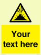 WV10807: Custom Warning: Active volcano zone