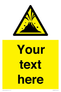 WV10807: Custom Warning: Active volcano zone