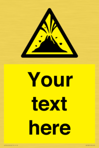 WV10807: Custom Warning: Active volcano zone