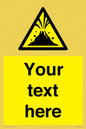 WV10807: Custom Warning: Active volcano zone