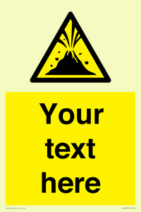 WV10807: Custom Warning: Active volcano zone