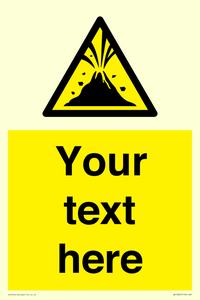 WV10807: Custom Warning: Active volcano zone