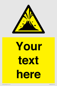 WV10807: Custom Warning: Active volcano zone