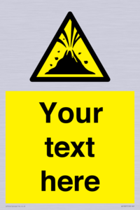 WV10807: Custom Warning: Active volcano zone