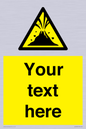 WV10807: Custom Warning: Active volcano zone