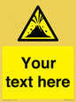WV10807: Custom Warning: Active volcano zone
