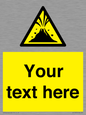 WV10807: Custom Warning: Active volcano zone