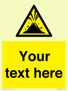 WV10807: Custom Warning: Active volcano zone