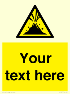 WV10807: Custom Warning: Active volcano zone
