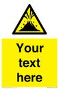 WV10807: Custom Warning: Active volcano zone