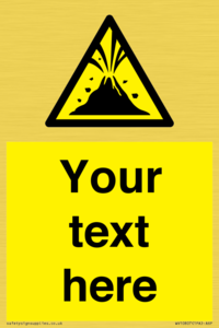 WV10807: Custom Warning: Active volcano zone