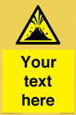WV10807: Custom Warning: Active volcano zone