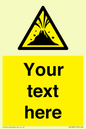 WV10807: Custom Warning: Active volcano zone