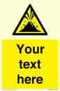 WV10807: Custom Warning: Active volcano zone