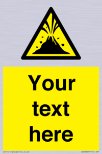 WV10807: Custom Warning: Active volcano zone
