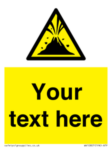WV10807: Custom Warning: Active volcano zone