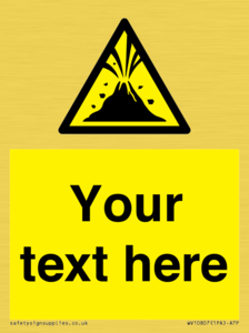 WV10807: Custom Warning: Active volcano zone