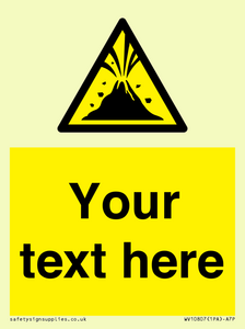 WV10807: Custom Warning: Active volcano zone