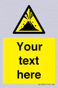WV10807: Custom Warning: Active volcano zone