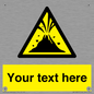 WV10807: Custom Warning: Active volcano zone