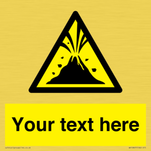 WV10807: Custom Warning: Active volcano zone