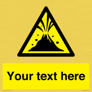 WV10807: Custom Warning: Active volcano zone