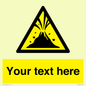 WV10807: Custom Warning: Active volcano zone