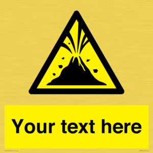 WV10807: Custom Warning: Active volcano zone