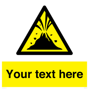 WV10807: Custom Warning: Active volcano zone