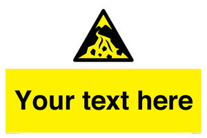 WV10809: Custom Warning: Debris flow zone