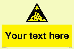 WV10809: Custom Warning: Debris flow zone
