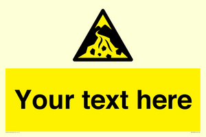 WV10809: Custom Warning: Debris flow zone