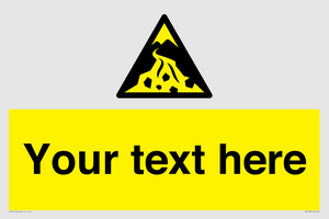 WV10809: Custom Warning: Debris flow zone