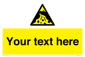 WV10809: Custom Warning: Debris flow zone