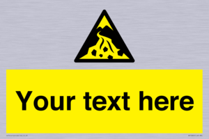 WV10809: Custom Warning: Debris flow zone