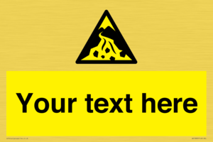 WV10809: Custom Warning: Debris flow zone