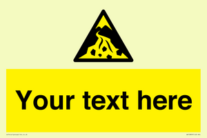 WV10809: Custom Warning: Debris flow zone