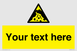 WV10809: Custom Warning: Debris flow zone