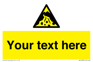 WV10809: Custom Warning: Debris flow zone