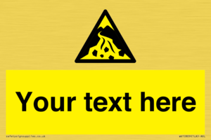 WV10809: Custom Warning: Debris flow zone