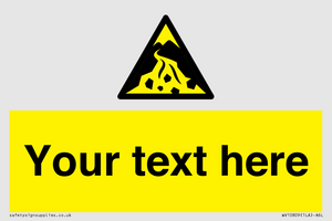 WV10809: Custom Warning: Debris flow zone