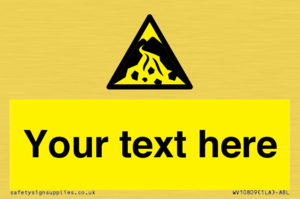 WV10809: Custom Warning: Debris flow zone