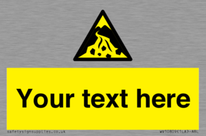 WV10809: Custom Warning: Debris flow zone