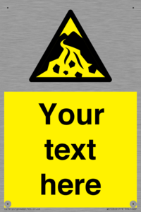 WV10809: Custom Warning: Debris flow zone