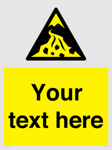 WV10809: Custom Warning: Debris flow zone