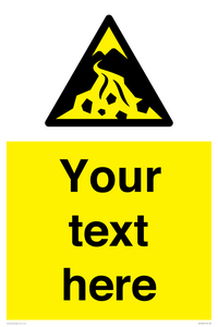 WV10809: Custom Warning: Debris flow zone