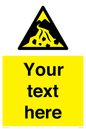 WV10809: Custom Warning: Debris flow zone