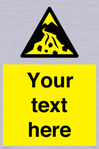 WV10809: Custom Warning: Debris flow zone