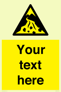 WV10809: Custom Warning: Debris flow zone