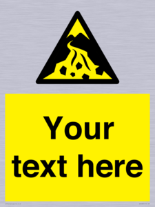 WV10809: Custom Warning: Debris flow zone